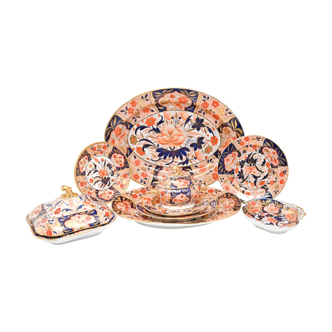 George IV Coalport Porcelain Imari Dinner Service (1 of 3)