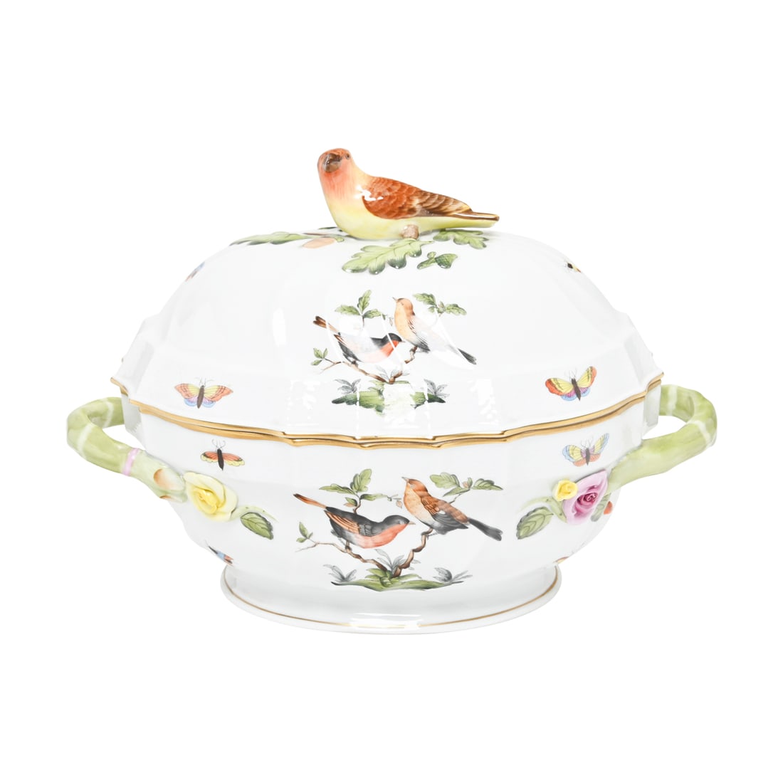 Herend Porcelain Rothschild Bird Tureen Auction