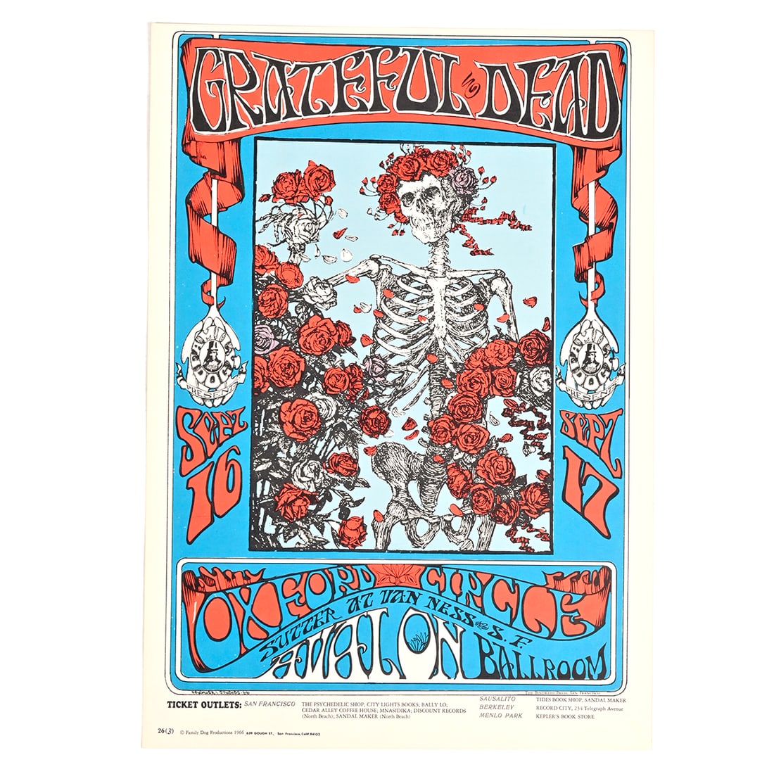 Stanley Mouse for Family Dog Grateful Dead Poster FD-26 (1 of 2)