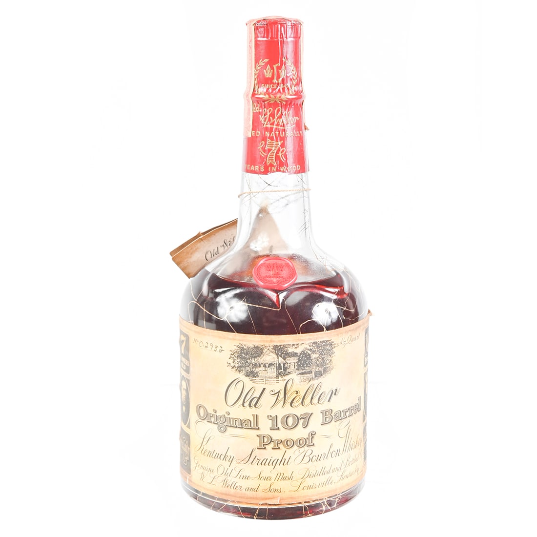 One Bottle 1983 Old Weller Bourbon 107 Proof, 7 Year (1 of 1)