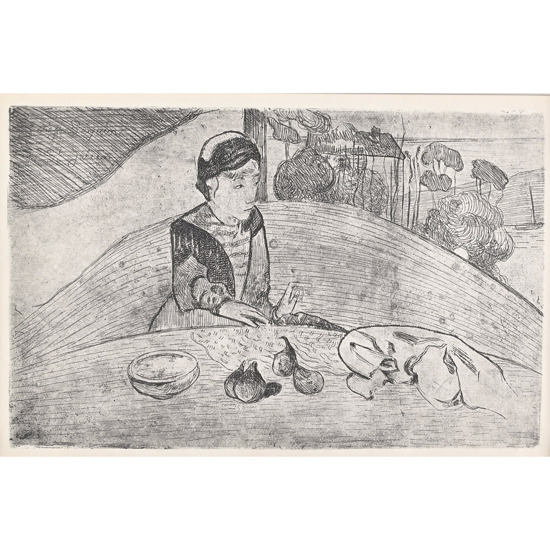 Paul Gauguin, Le Femme Aux Figues, etching (1 of 2)