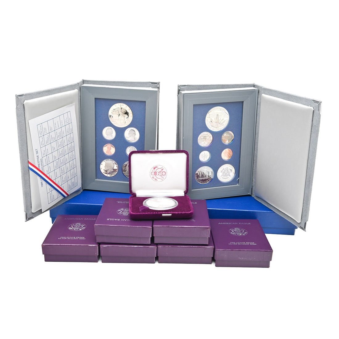 US 1986 (S) American Eagle Silver Bullion Coins. (1 of 3)