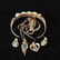 253: 4 TURQUOISE, DIAMOND, 14K Y/G JEWELRY ITEMS. - 5