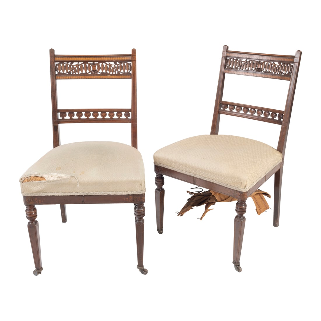 Pair of Side Chairs Attributed to Pottier and Stymus. (1 of 5)
