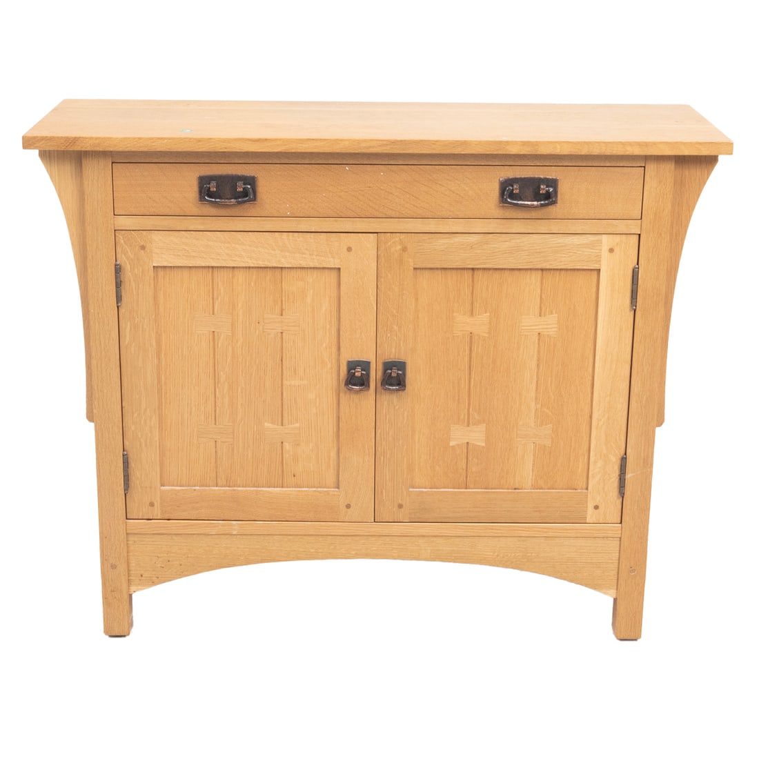 Arts and Crafts Oak Side Cabinet (1 of 4)