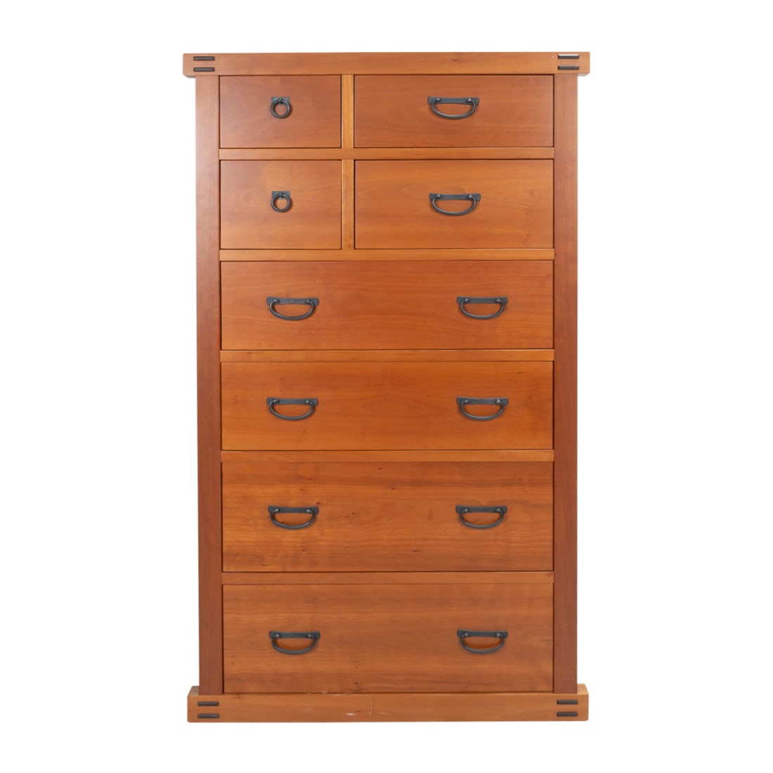 Berkeley Mills Cherry Tansu Style Chest Of Drawers Auction