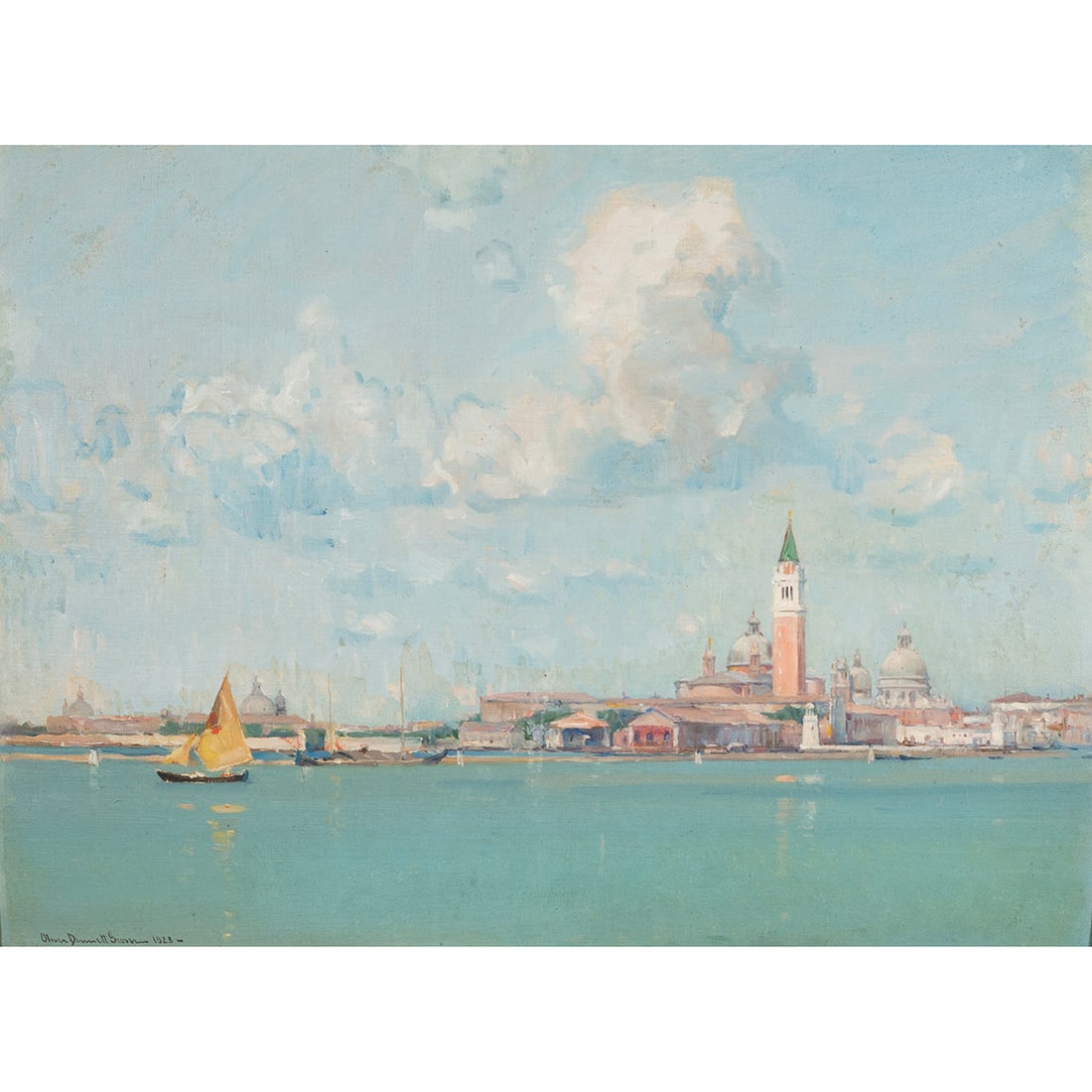 Oliver Dennett Grover, San Giorgio Maggiore, oil (1 of 3)