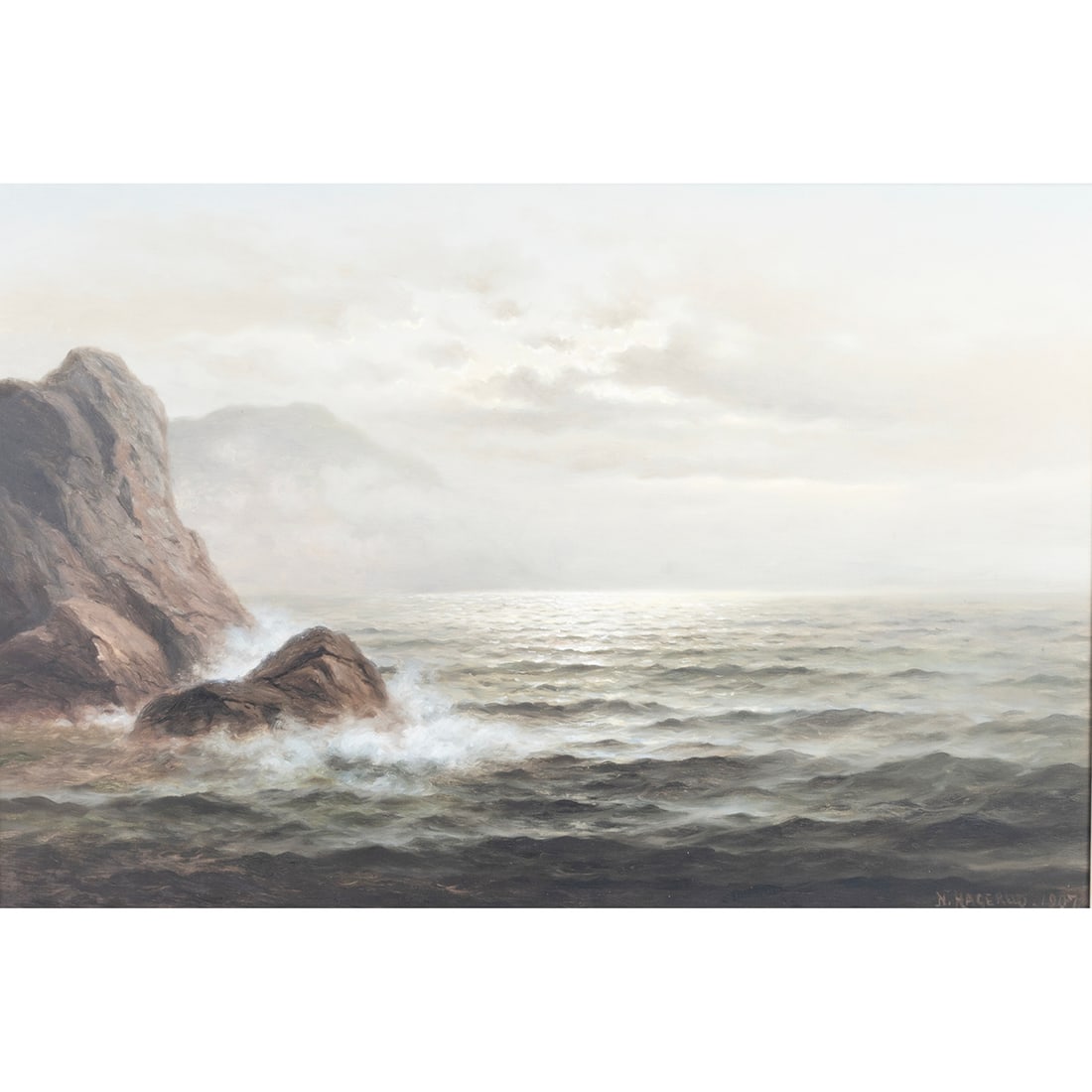 Nels Hagerup, Seascape, oil (1 of 3)