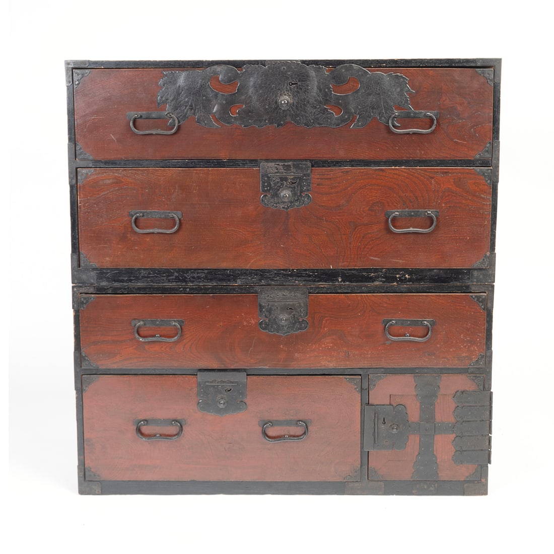 A Two-Section Japanese Tansu Cabinet (1 of 3)