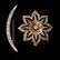 187: COLLECTION OF DIAMOND, PEARL, GOLD BROOCHES.