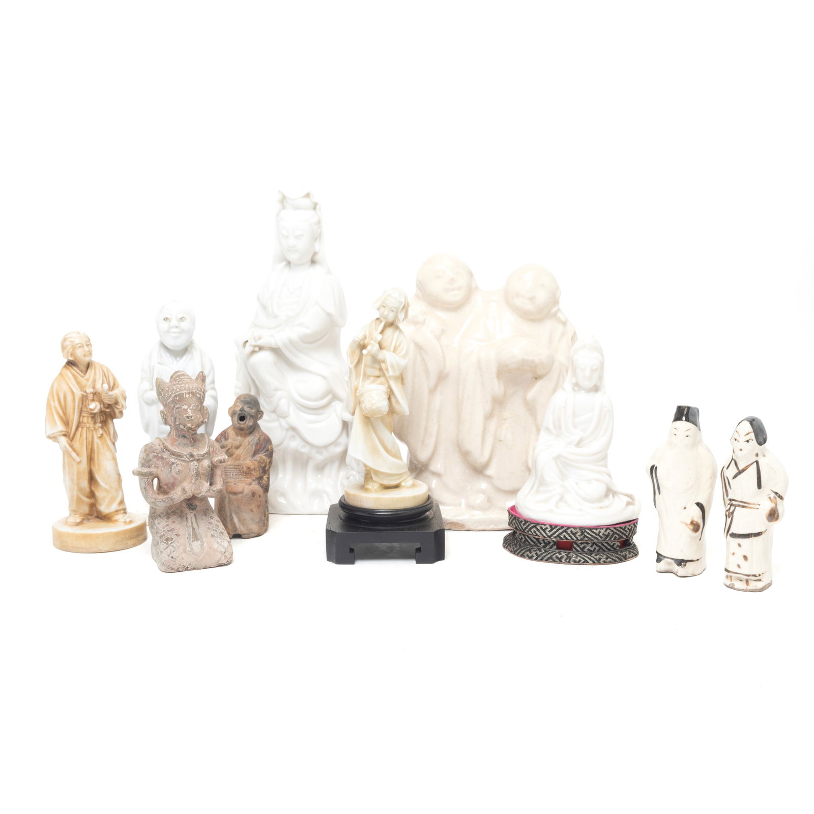 Collection of Asian Ceramic Figurines (1 of 3)