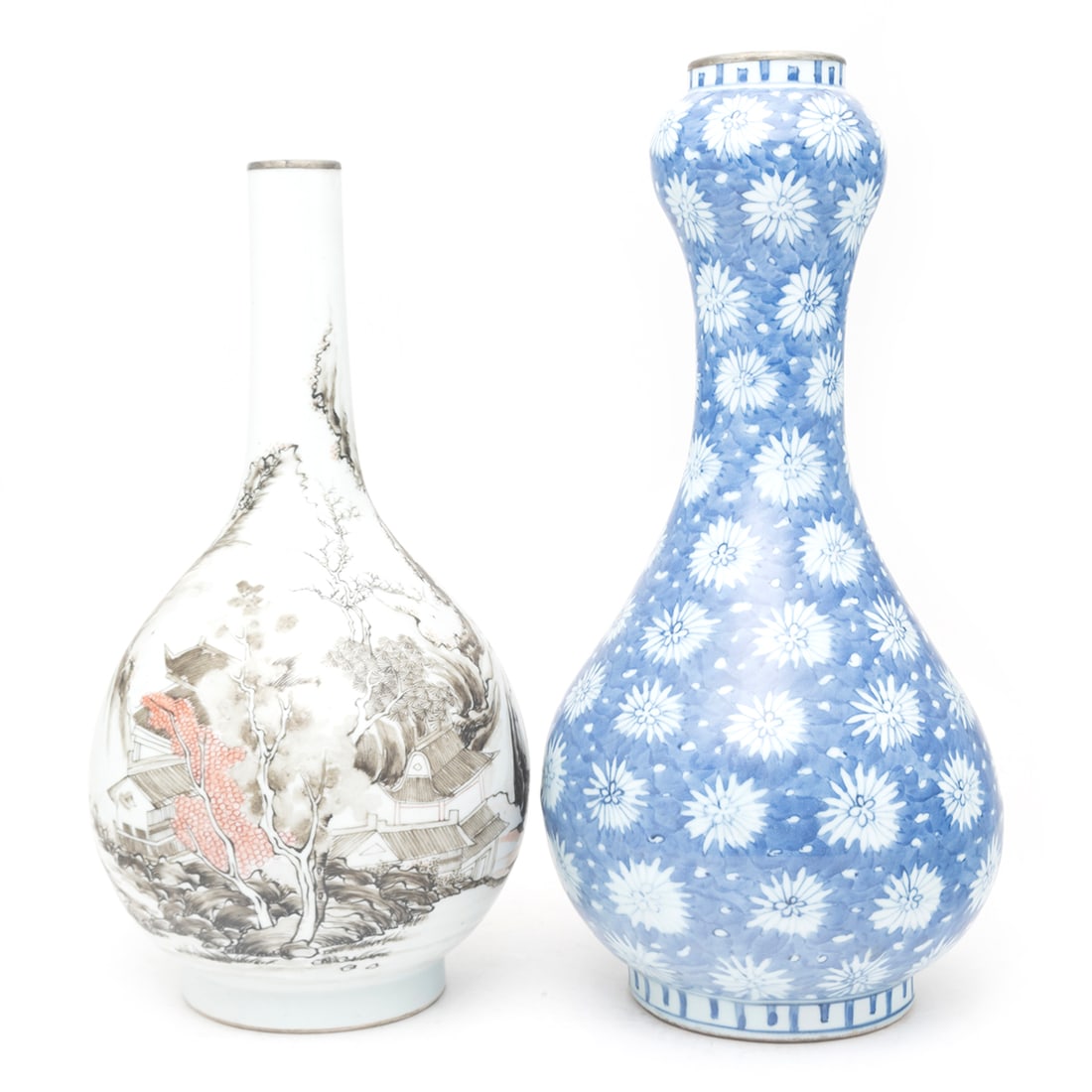 Group of Two Large Chinese Porcelain Vases (1 of 3)