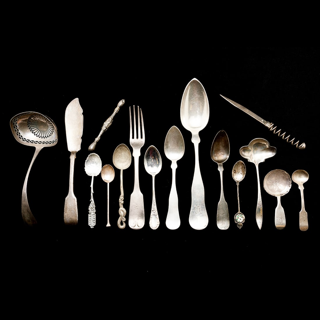 Collection of Coin and Sterling Silver Flatware (1 of 3)
