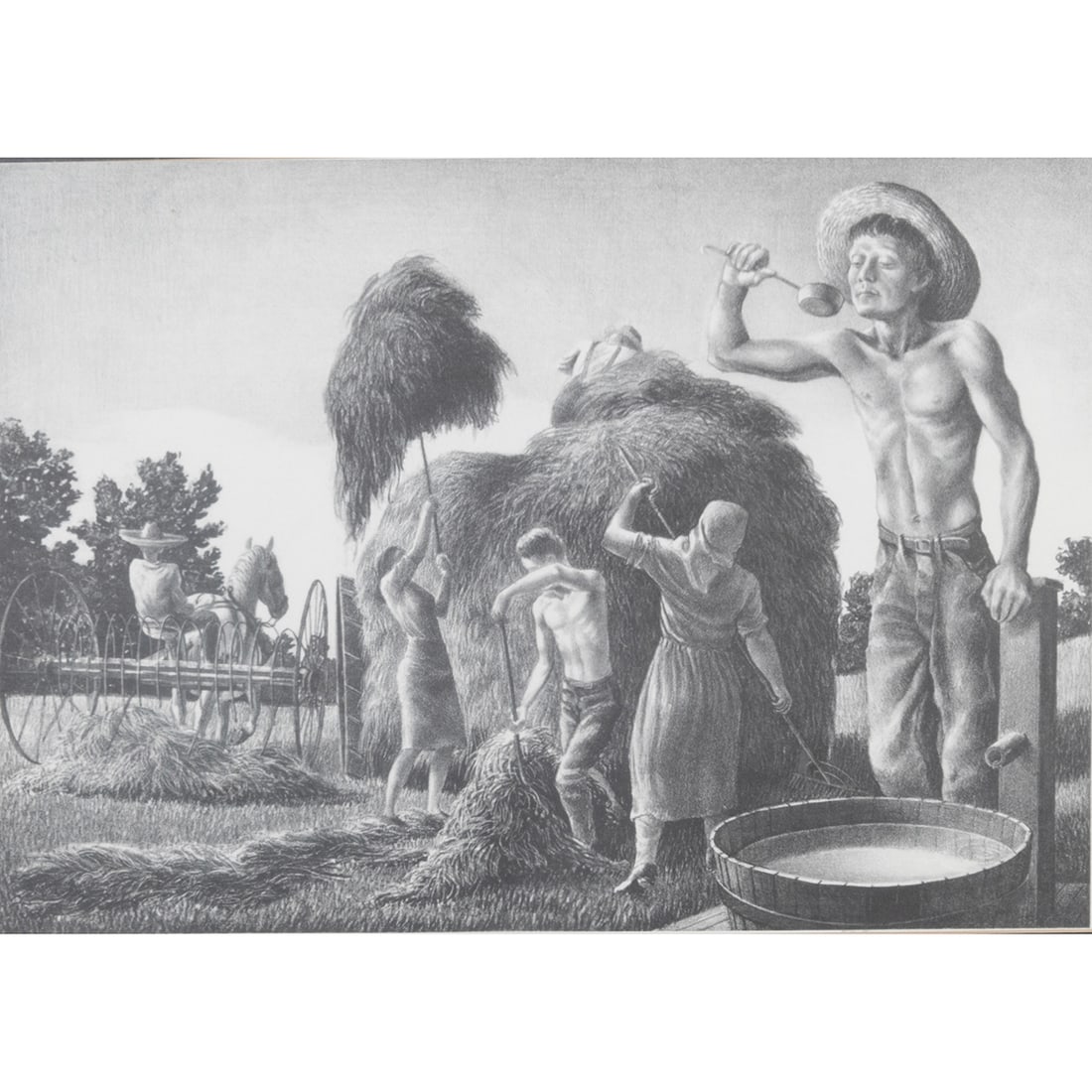 John De Martelly, While the Sun Shines, lithograph (1 of 3)