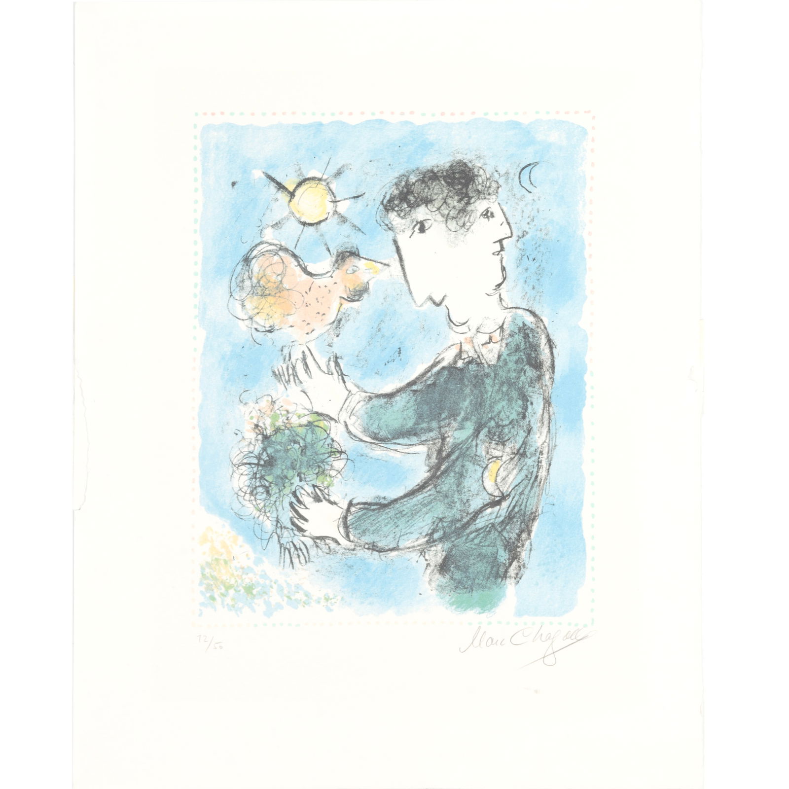 Marc Chagall, Day Break, lithograph (1 of 3)