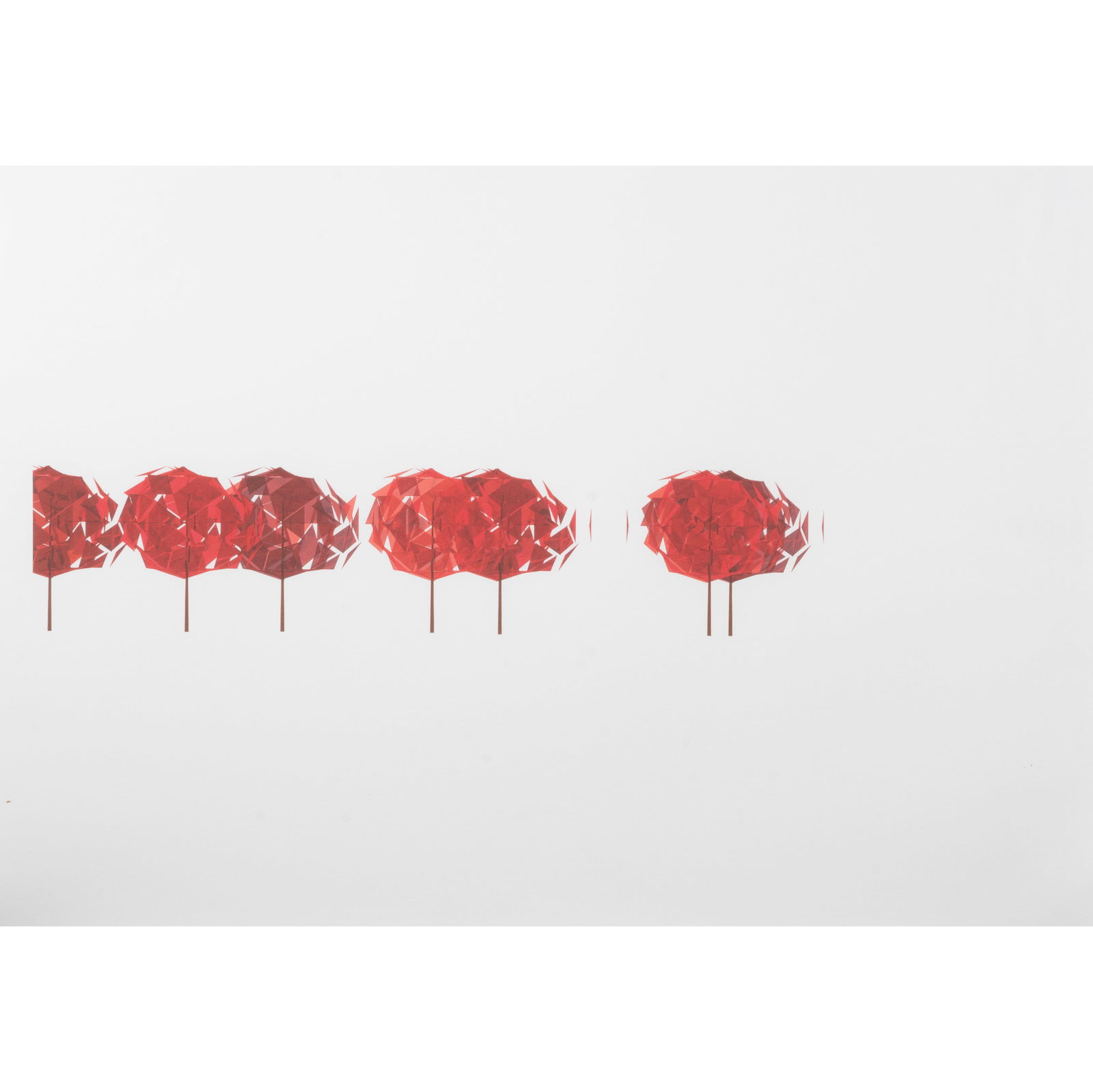 Kevin Appel, Garden, color lithograph (1 of 2)