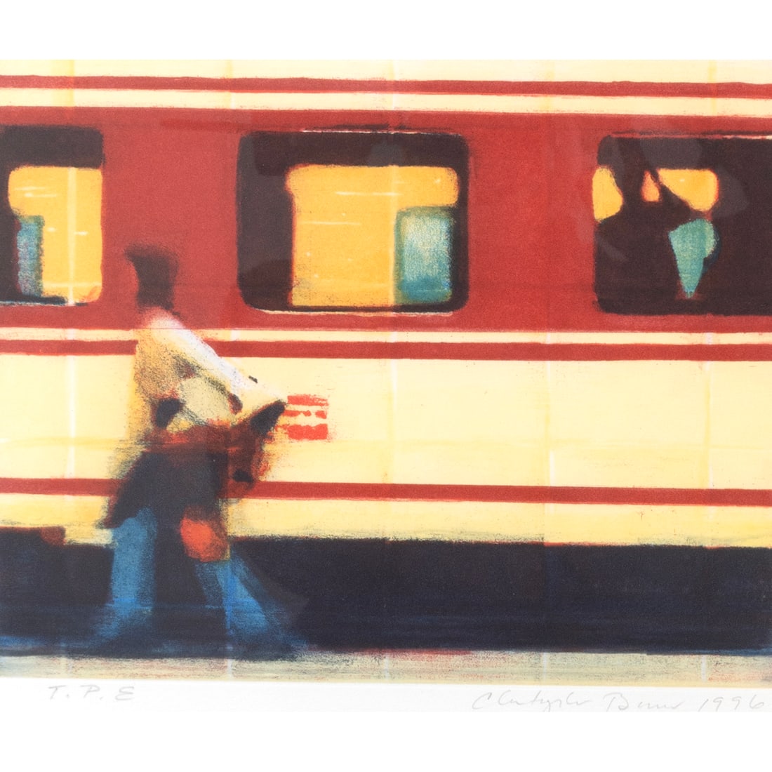 Christopher Brown, Start, aquatint etching (1 of 4)