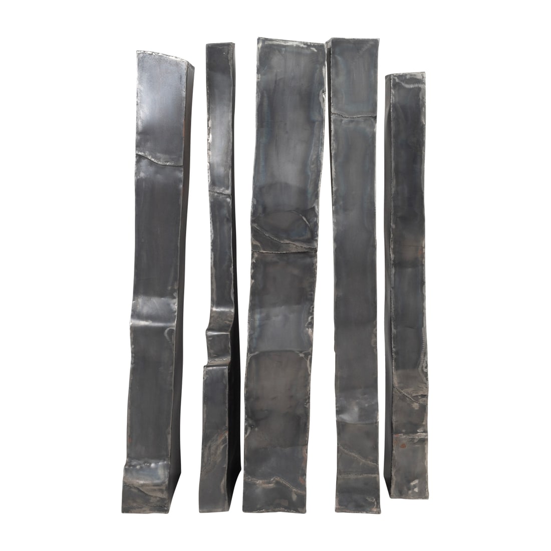 Bruce Newell, Vertical Bars, five piece bronze (1 of 3)
