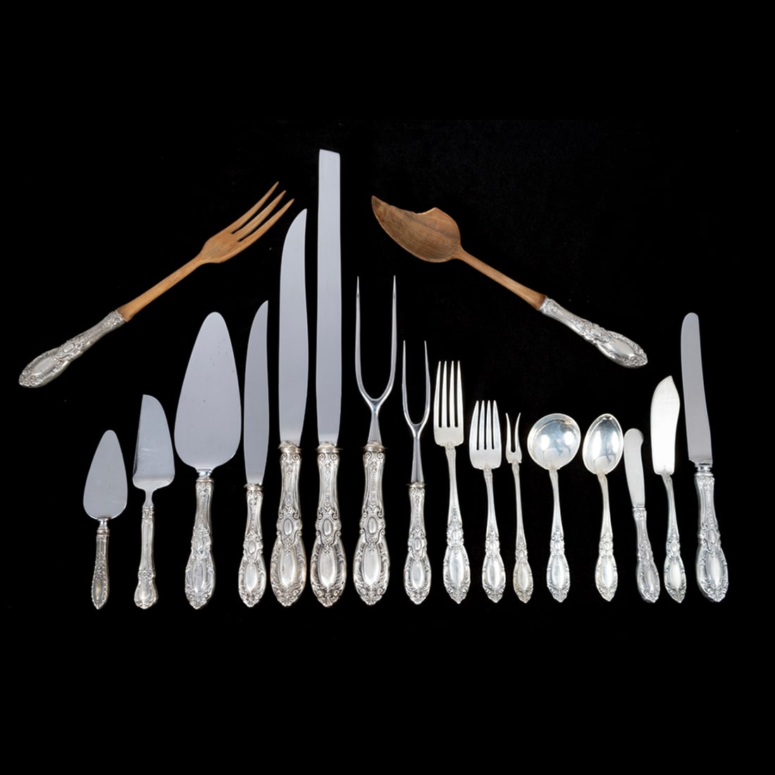 Towle King Richard Pattern Sterling Silver Flatware Set