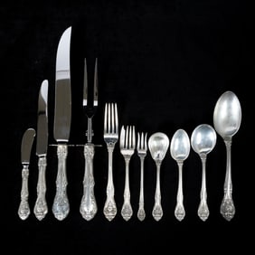 Gorham King Edward Pattern Sterling Silver Flatware Set