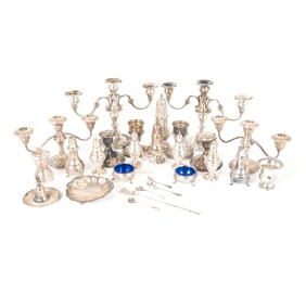 Collection of Sterling Hollowware, Some Weighted