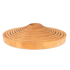 Fifteen Swedish Ash Nesting Oval Bowls