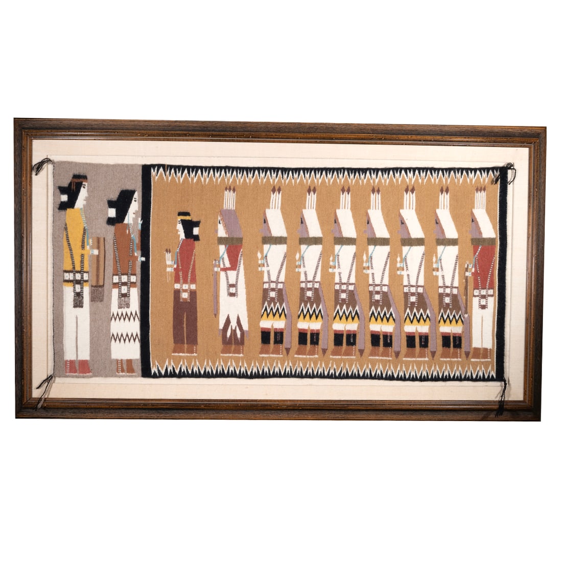 Modern Framed Yei by Della Woody for Chai (1 of 3)