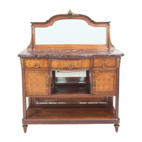 Empire Style Inlaid Marquetry Buffet