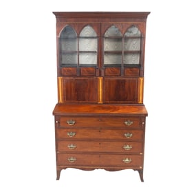 Georgian Inlaid Secretary