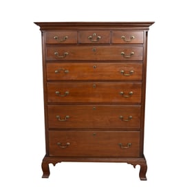 Pennsylvania Federal Cherry High Chest of Drawers