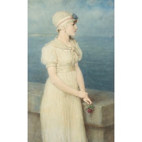 George Henry Boughton, Seabreeze, oil