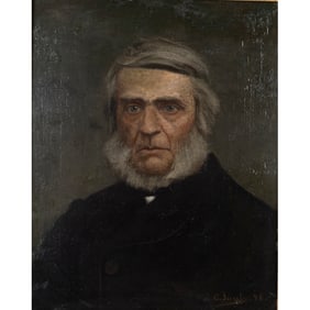 Attri. to Ole Juul, Portrait of Priest, oil