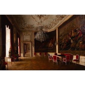 Johann Jaunbersin, Palace Interior, oil