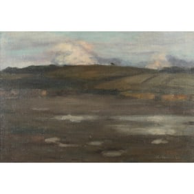 Frederick C. Frieseke, Rolling Hills Landscape, oil