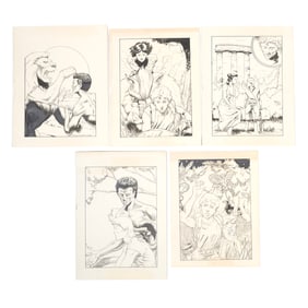 Ken Hooper, Five Star Trek Comic Illustrations, Ink