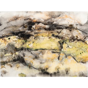 William Thon, Abstract Landscape, watercolor