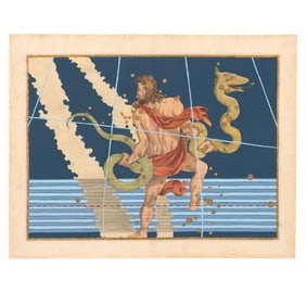 Johann Bayer, Opiuchus (Serpentarius), copper etching