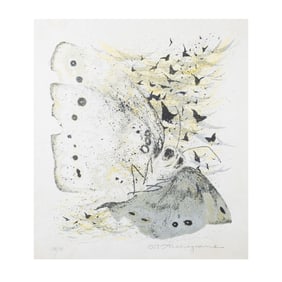 Tadashi Nakayama, Moths, woodblock