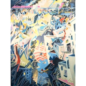 Dr. Seuss, Cat Detective, serigraph