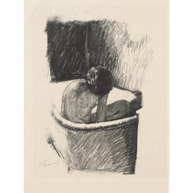 Pierre Bonnard, Le Bain, lithograph