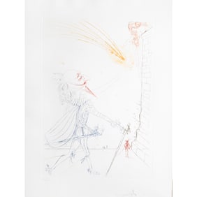 Salvador Dali, Cyrano de Bergerac..., engraving