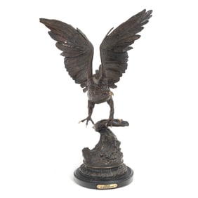 After Jules Moigniez, Eagle, bronze