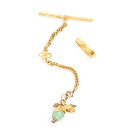 Jade, Yellow Gold Jewelry Suite.