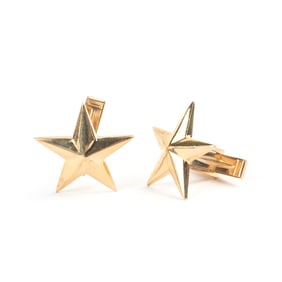 Pair of 14k Yellow Gold Cufflinks.