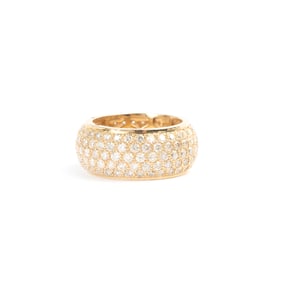 Diamond, 14k Yellow Gold Ring.