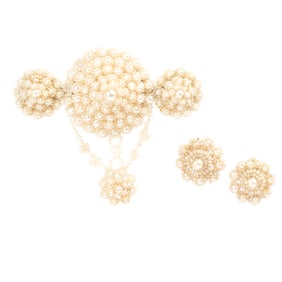 Victorian Seed Pearl, Mother-of-Pearl, Gold Suite.