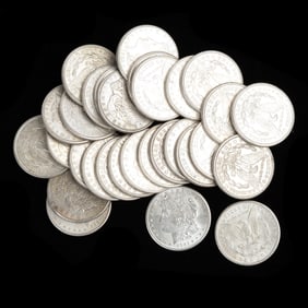 Lot of (30) 1921 Morgan Dollars Mixed Condition.