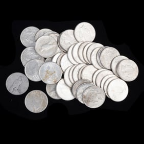 US 1923 Peace Dollars (45) Mixed Condition.