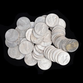 US 1923 Peace Dollars (48) Mixed Condition.