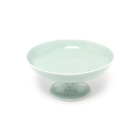 A Chinese Celadon Glazed Stem Dish